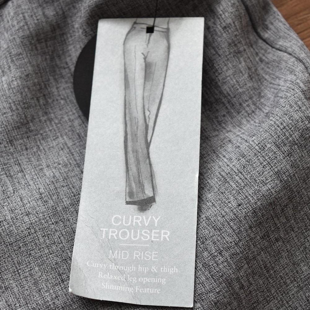 NWT APT. 9 Curvy Fit Trouser Mid Rise Wide Leg 14